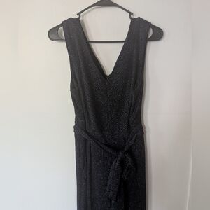 Nina Leonard Flare Leg Multicolor Sparkle‎ Women's Jumpsuit